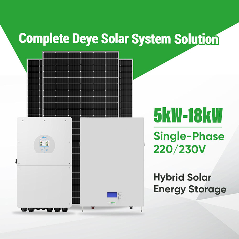 Off Grid Solar Kit - Deye 5KW 10KW 15KW 18KW Hybrid