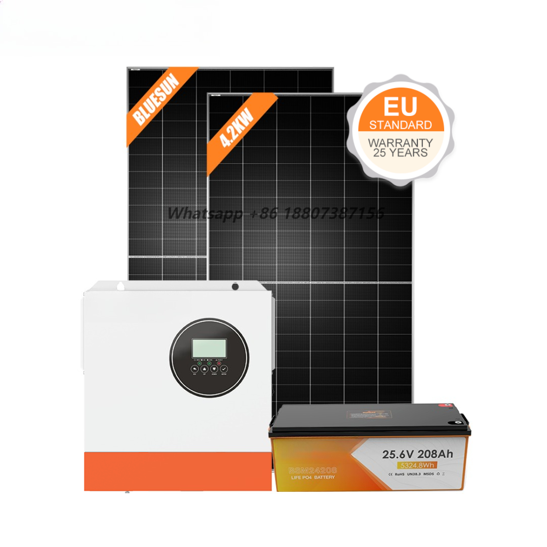 Bluesun 2026 Good Quality 4200 - đánh giá và giá Off Grid Solar Kit
