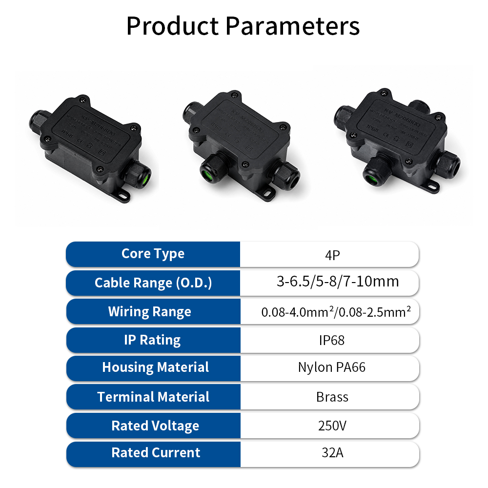 IP68 Waterproof Junction Box 2 - đánh giá và giá Cable Gland Waterproof