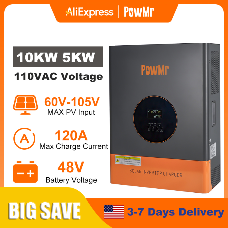 PowMr 10KW 5KW Split Phase Inv - đánh giá và giá Solar Pump Controller