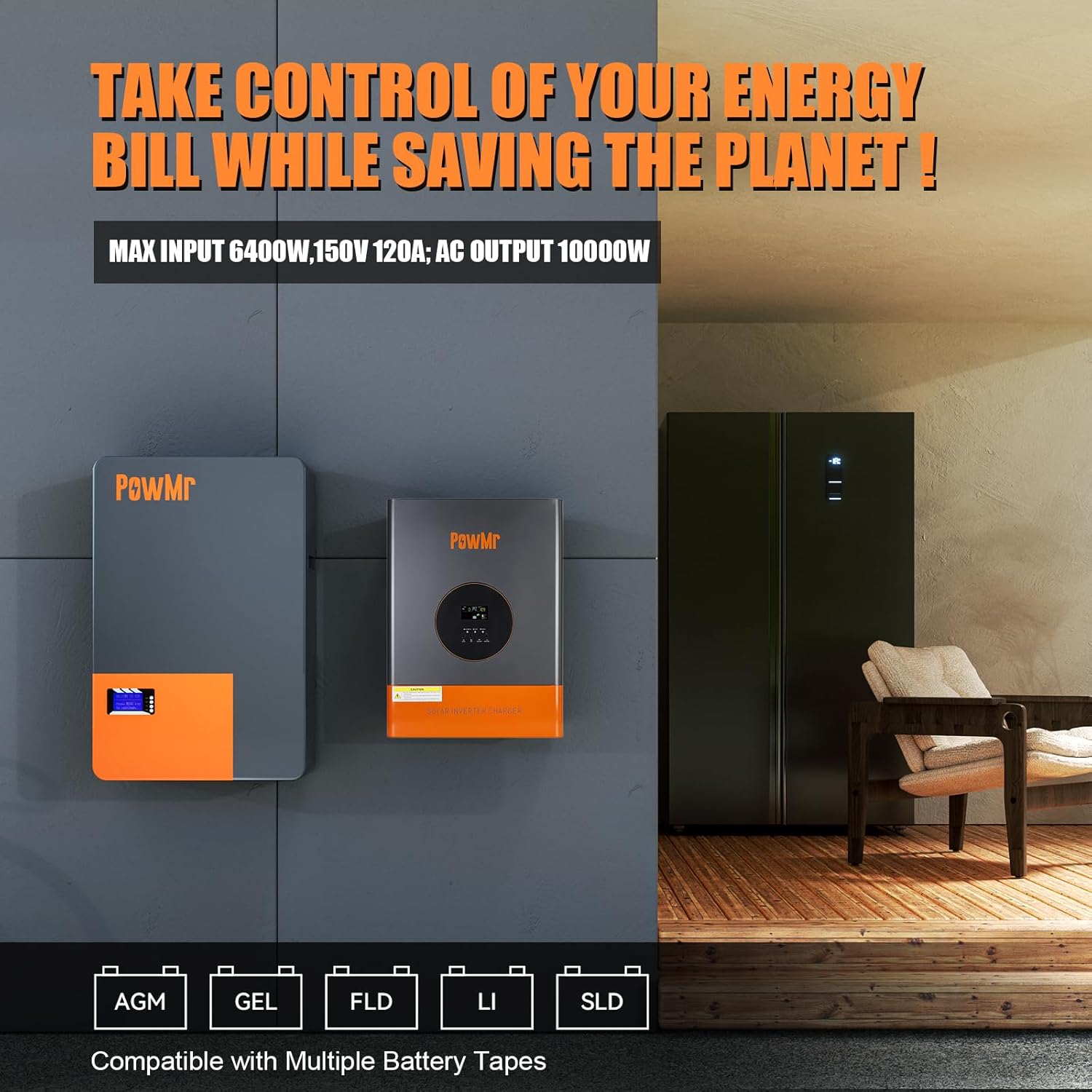 PowMr 10KW 5KW Split Phase Inv - đánh giá và giá Solar Pump Controller
